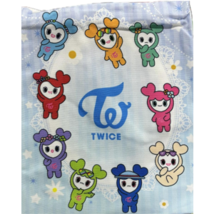 Tote Bags Twice letras azules